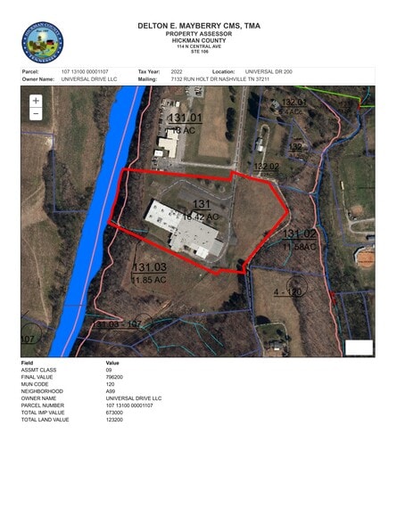 200 Universal Dr, Centerville, TN for lease - Site Plan - Image 2 of 43
