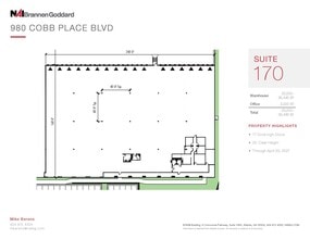 980 Cobb Place Blvd, Kennesaw, GA for lease Floor Plan- Image 1 of 1