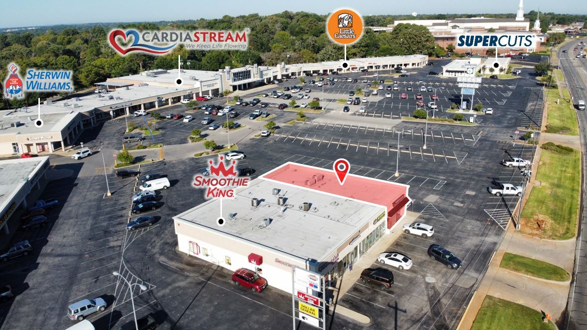 1847 Troup Hwy, Tyler, TX 75701 Green Acres Shopping Center