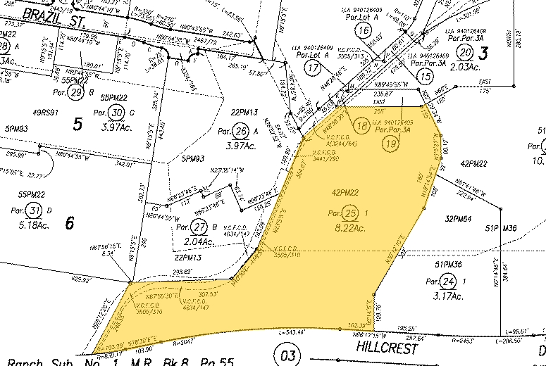 195 E Hillcrest Dr, Thousand Oaks, CA for lease - Plat Map - Image 2 of 7