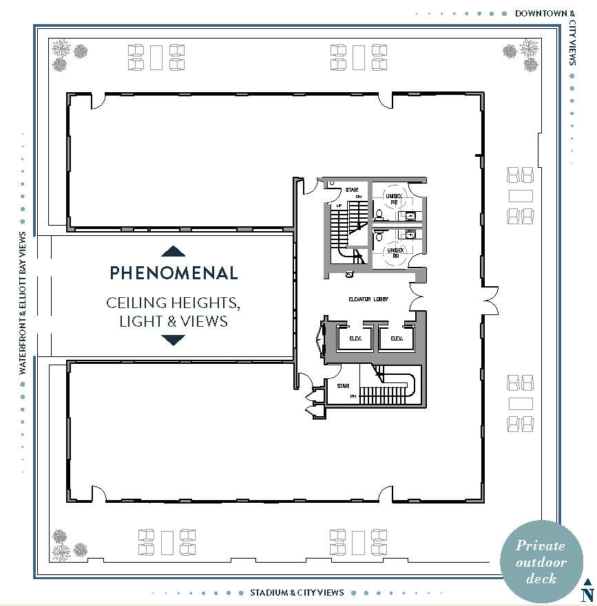 615 2nd Ave, Seattle, WA for lease Floor Plan- Image 1 of 13
