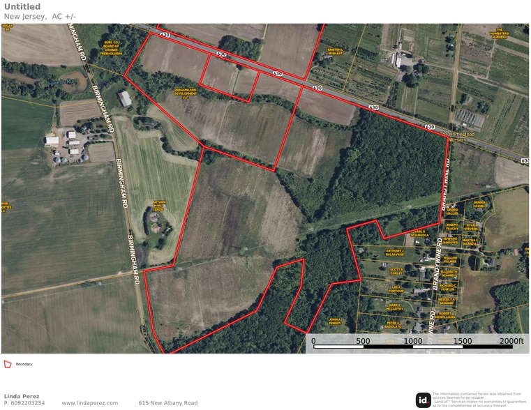 0 North Pemberton Road, Pemberton, NJ for sale - Aerial - Image 3 of 4