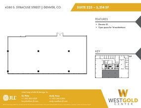 4380 S Syracuse St, Denver, CO for lease Floor Plan- Image 2 of 3