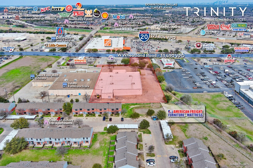 2964 W Wheatland Rd, Dallas, TX 75237 American Freight