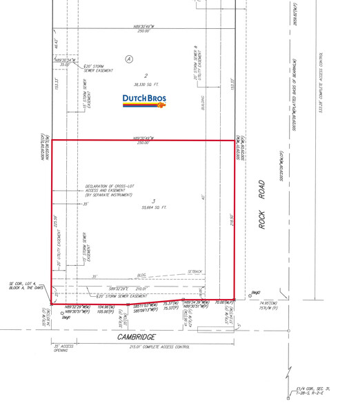 Derby Rock Rd. & Cambridge St. NW/c, Derby, KS for lease - Building Photo - Image 2 of 3