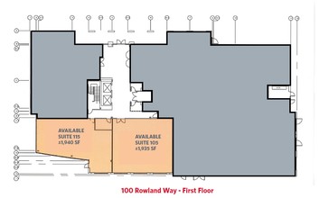 100 Rowland Way, Novato, CA for lease Floor Plan- Image 1 of 1