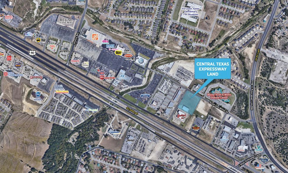 3701 E Central Texas Expy, Killeen, TX for sale Aerial- Image 1 of 1