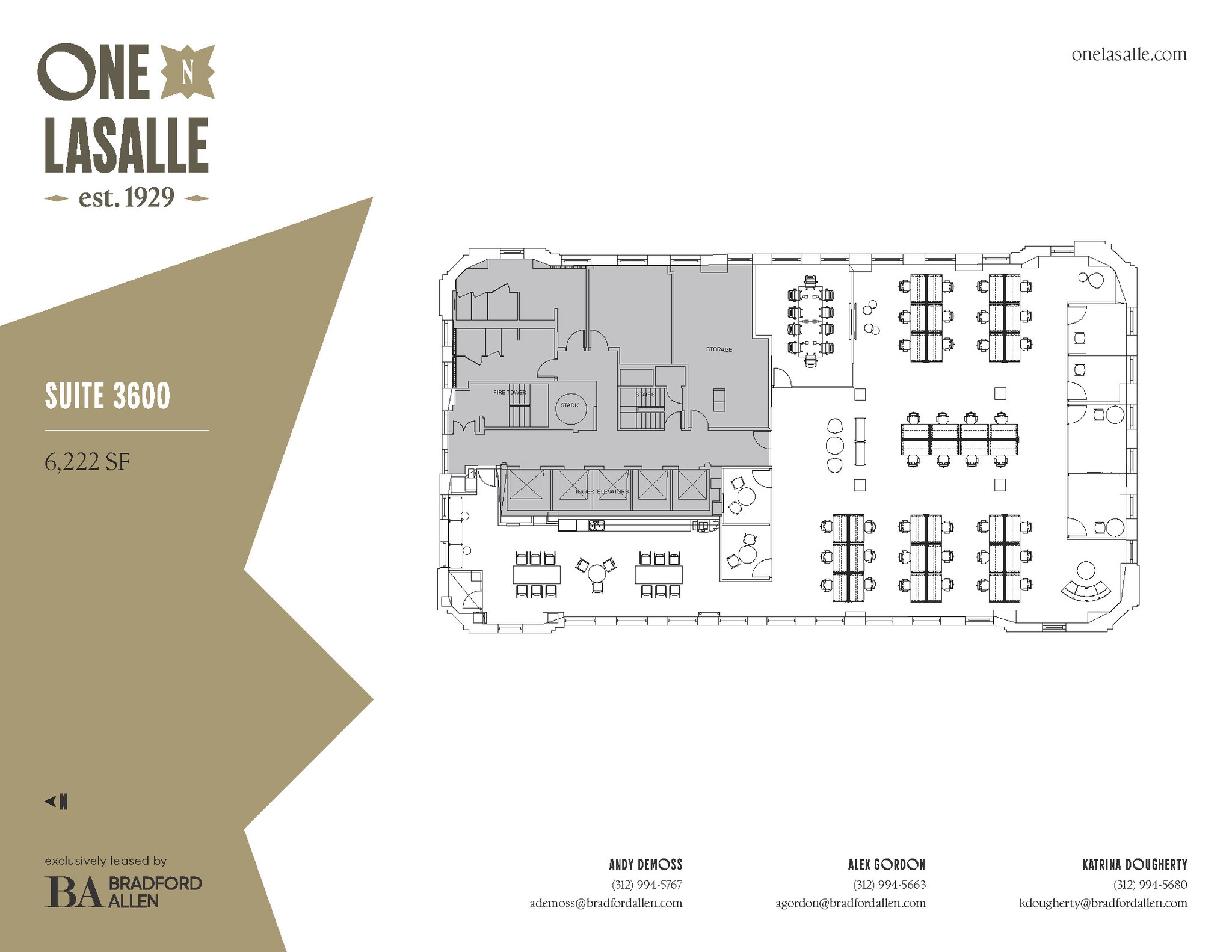 1 N LaSalle St, Chicago, IL for lease Floor Plan- Image 1 of 4