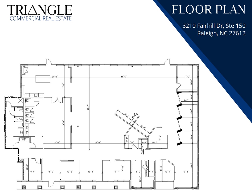 3210 Fairhill Dr, Raleigh, NC 27612 - Unit 150 - - Floor Plan - Image 1 of 1