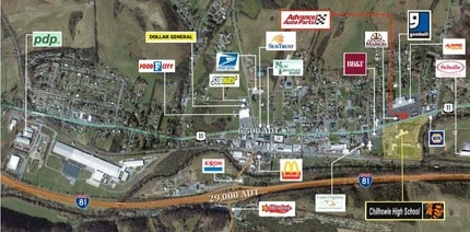 1157 E Lee Hwy, Chilhowie, VA - AERIAL  map view - Image1