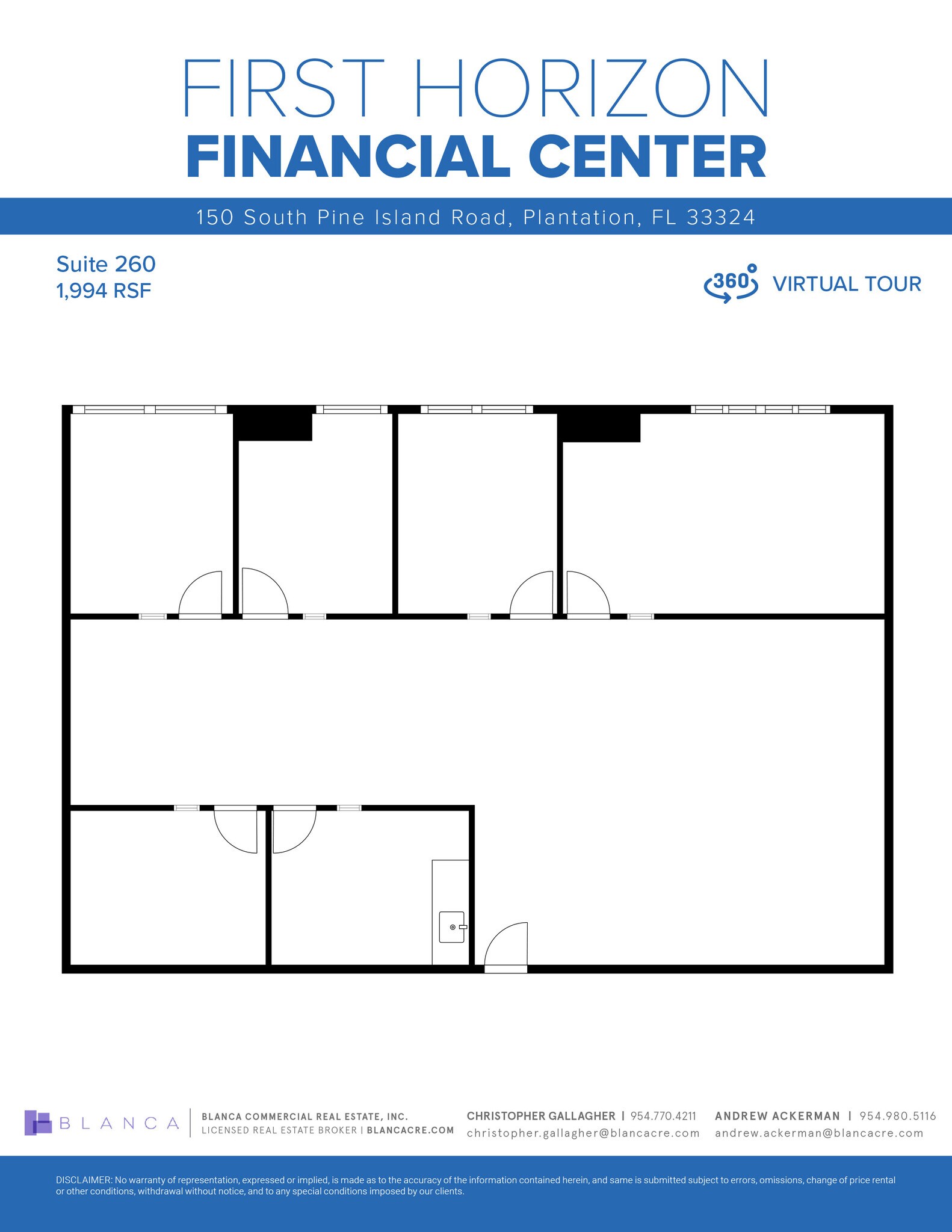 150 S Pine Island Rd, Plantation, FL for lease Floor Plan- Image 1 of 1
