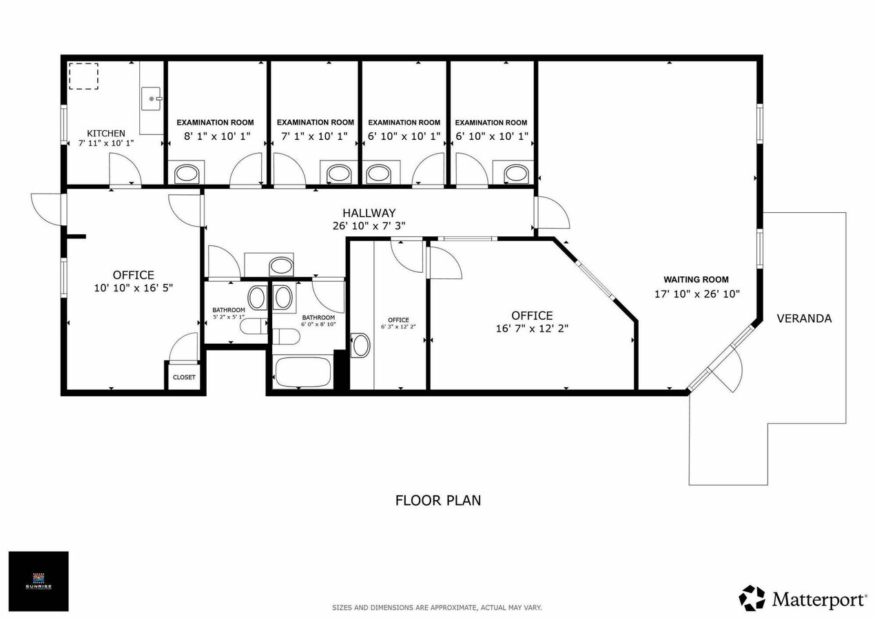1801 S 23rd St, Fort Pierce, FL 34950 - Unit 3 - - Floor Plan - Image 1 of 9