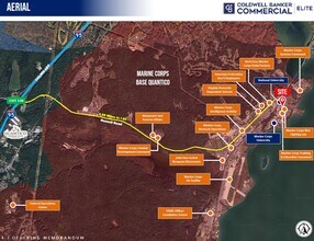 305 5th Ave, Quantico, VA - AERIAL  map view - Image1