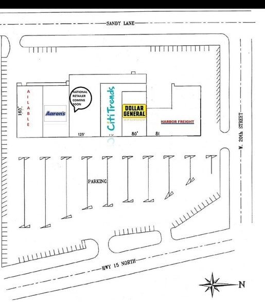 1904-1930 Highway 15, Laurel, MS for lease - Site Plan - Image 3 of 6