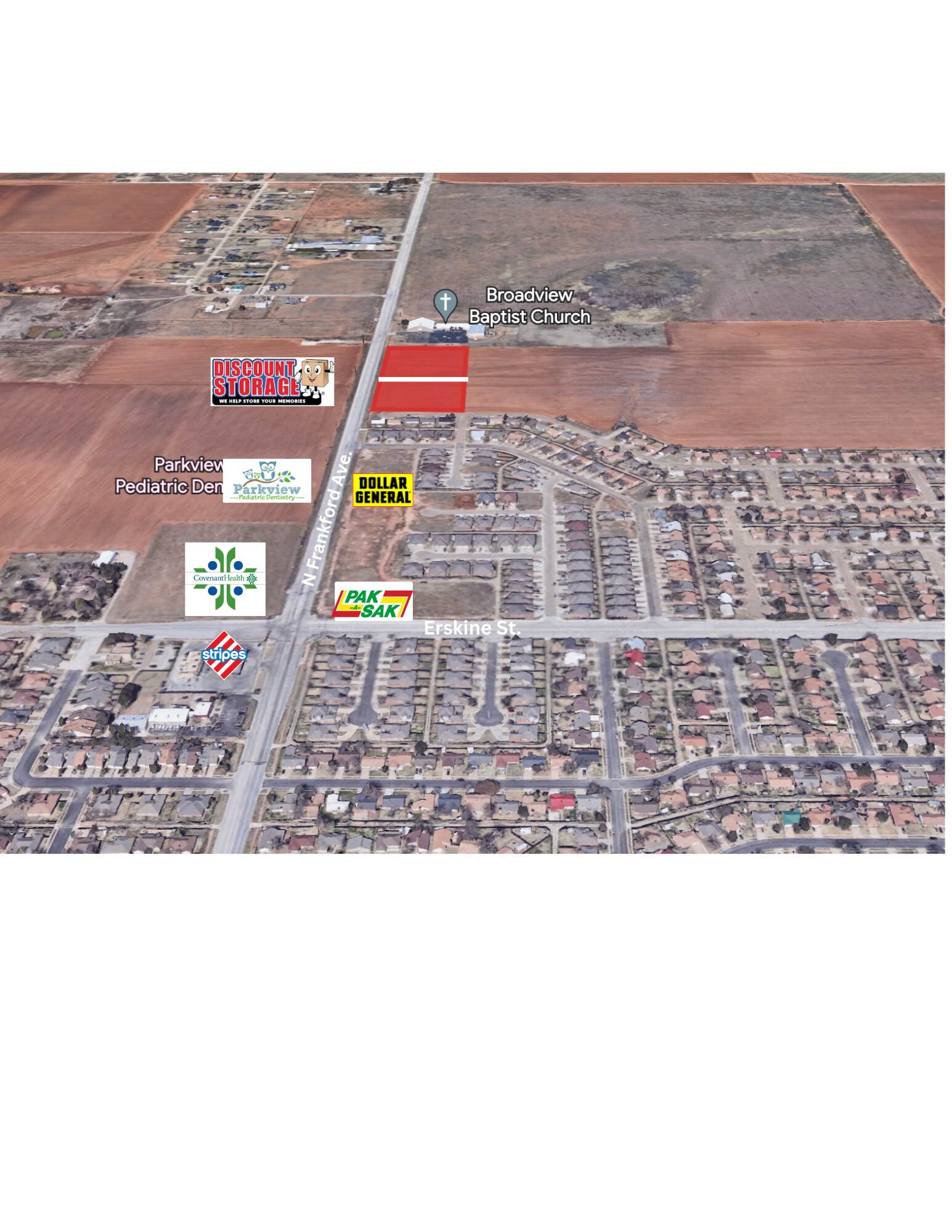 710 N Frankford, Lubbock, TX 79416 Land for Sale