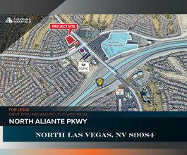 7325 Aliante Pky, North Las Vegas, NV - aerial  map view