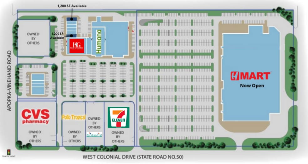 7501-7649 W Colonial Dr, Orlando, FL for lease - Site Plan - Image 2 of 23