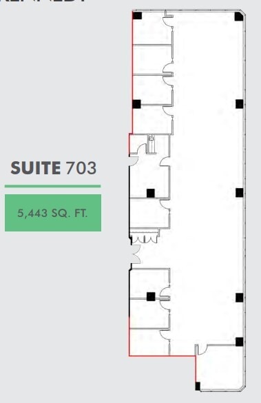 2075 Kennedy Rd, Toronto, ON for lease Floor Plan- Image 1 of 1