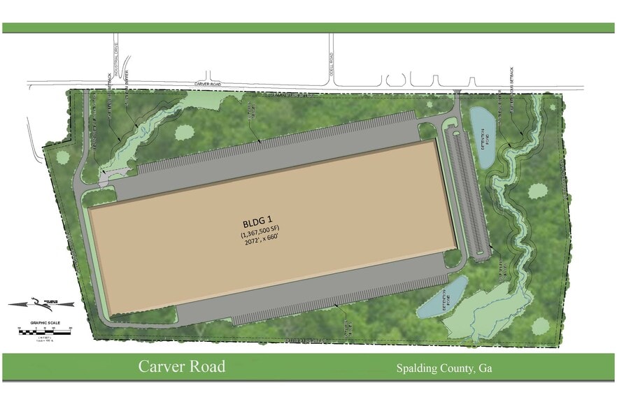 1245 Carver Rd, Griffin, GA 30224 1,367,500 SF BTS