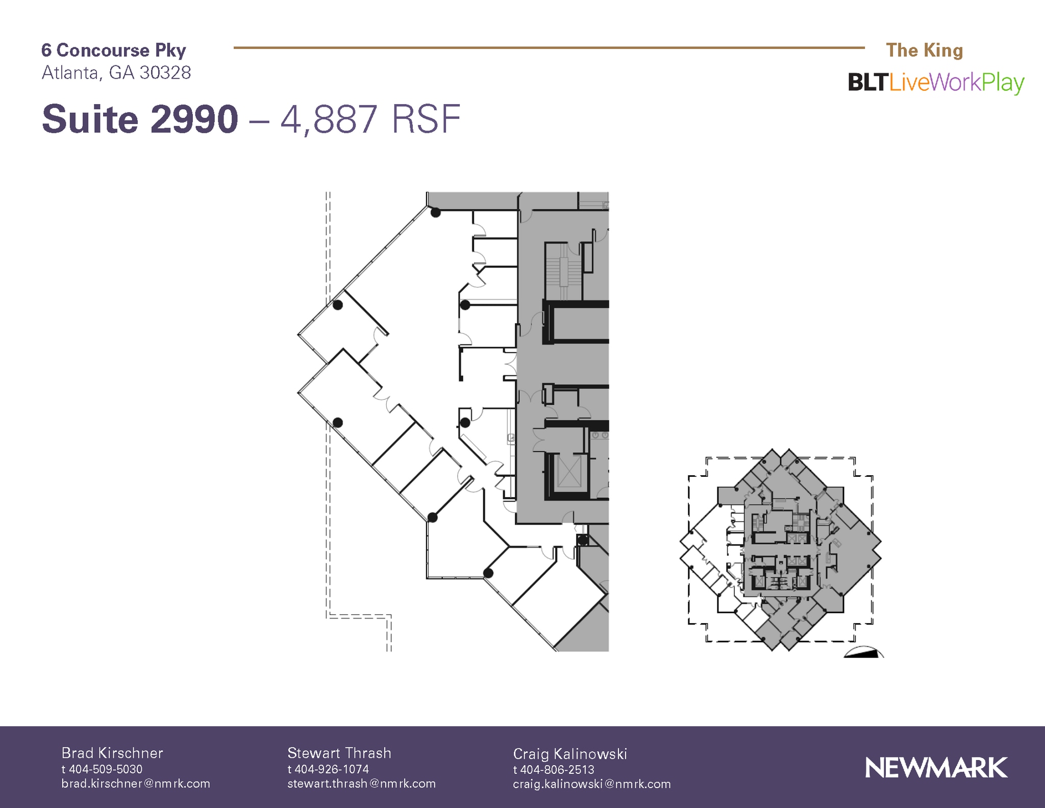 6 Concourse Pky NE, Atlanta, GA for lease Floor Plan- Image 1 of 1
