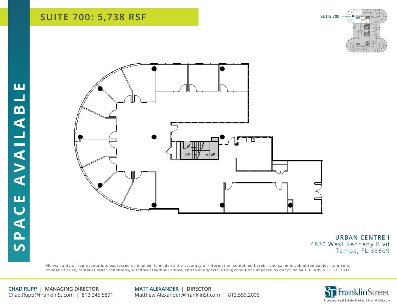 4830 W Kennedy Blvd, Tampa, FL for lease Floor Plan- Image 1 of 1