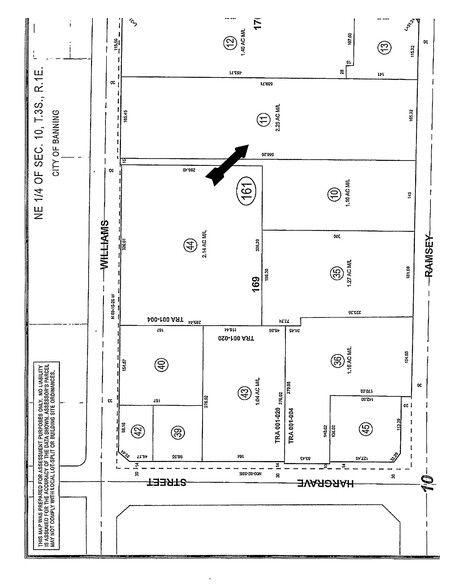 979 E Ramsey St, Banning, CA for sale - Site Plan - Image 2 of 2