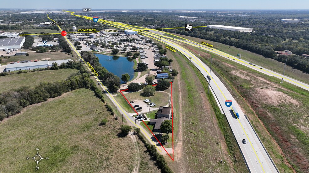 35505 Cooper Rd, Brookshire, TX for sale - Aerial - Image 2 of 16