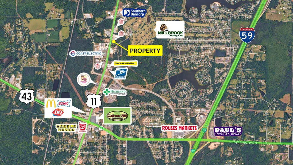 Highway 11 and Golf Course Dr., Picayune, MS for sale - Building Photo - Image 2 of 2