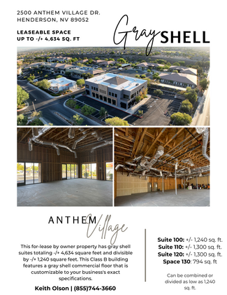 More details for 2500 Anthem Village Dr, Henderson, NV - Office for Lease