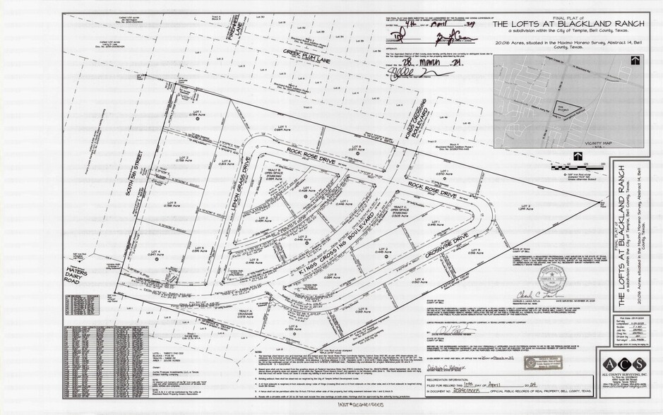 4807 5th st, Temple, TX for sale - Plat Map - Image 3 of 3