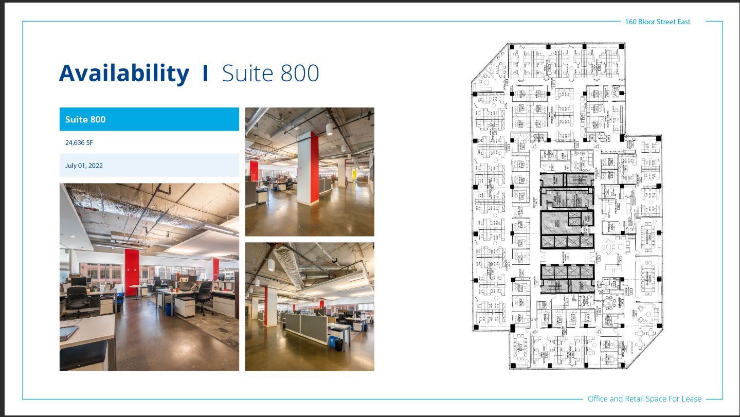 160 Bloor St E, Toronto, ON for lease Floor Plan- Image 1 of 1