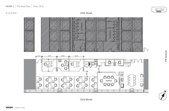 PENN 1, New York, NY for lease Floor Plan- Image 1 of 1