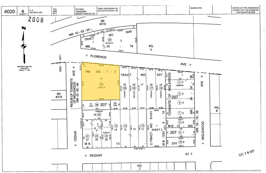 434-438 W Florence Ave, Inglewood, CA for lease - Building Photo - Image 3 of 10