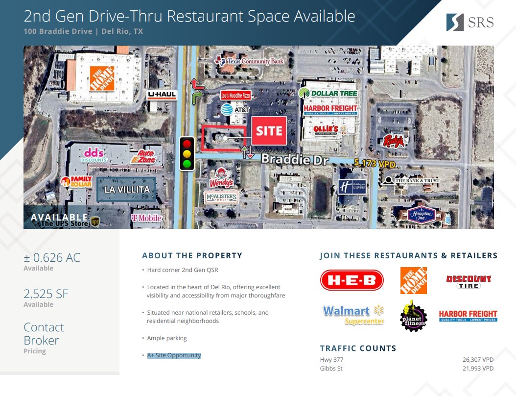 100 Braddie Dr, Del Rio, TX for sale Primary Photo- Image 1 of 1