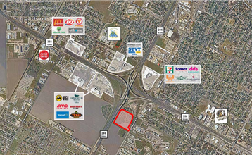 Crosstown Access Rd, Corpus Christi, TX - aerial  map view