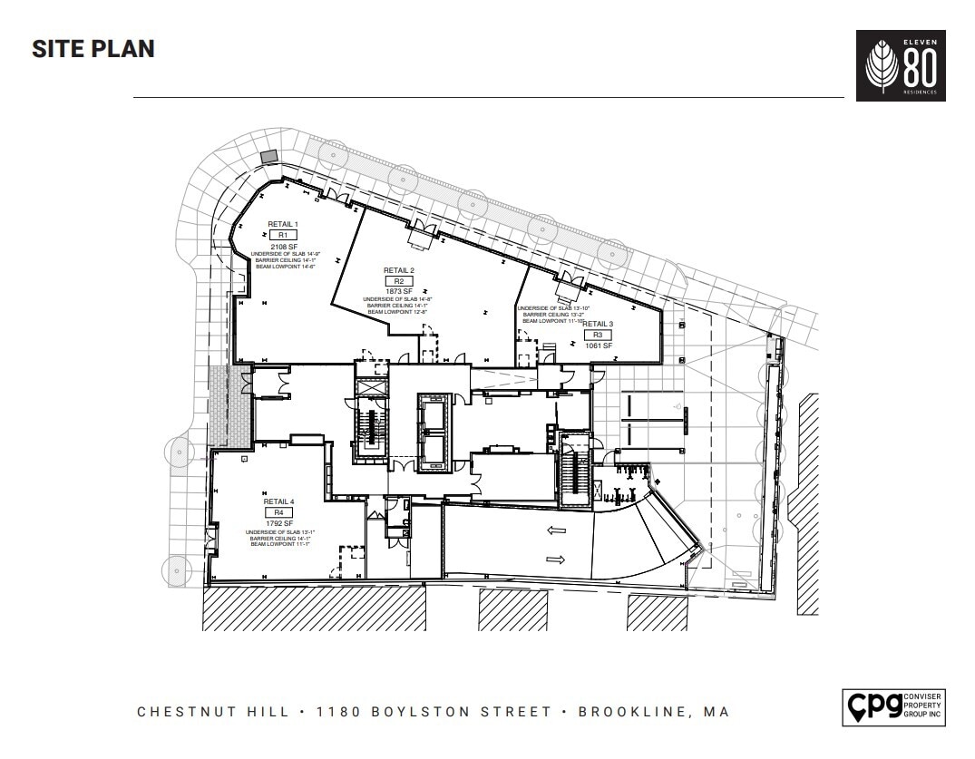 1180 Boylston St, Brookline, MA for lease Site Plan- Image 1 of 1