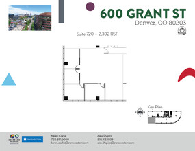 600 Grant St, Denver, CO for lease Floor Plan- Image 2 of 3