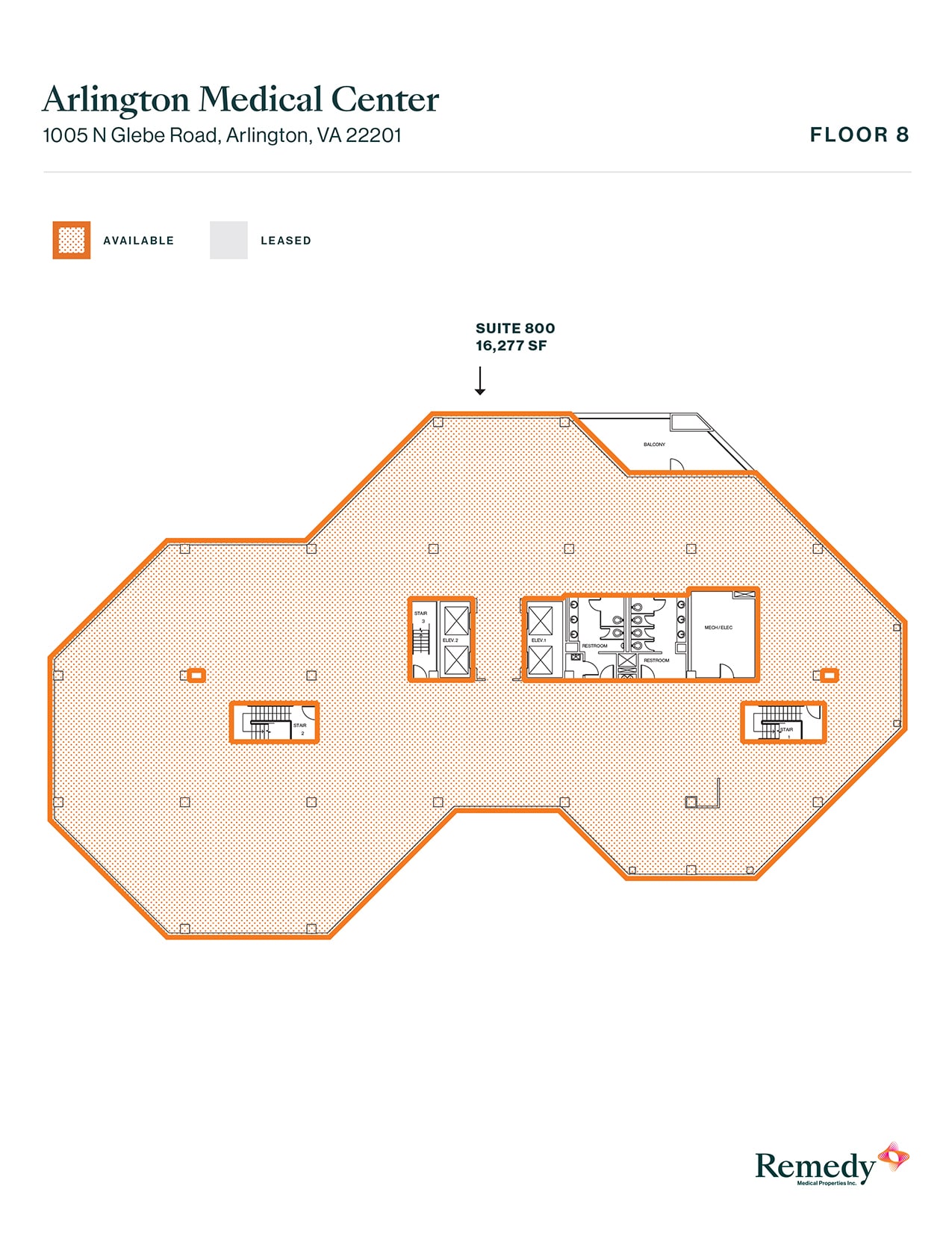 1005 N Glebe Rd, Arlington, VA for lease Floor Plan- Image 1 of 1