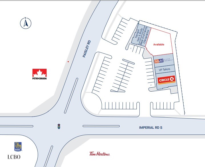 926 Paisley Rd, Guelph, ON for lease Site Plan- Image 1 of 1