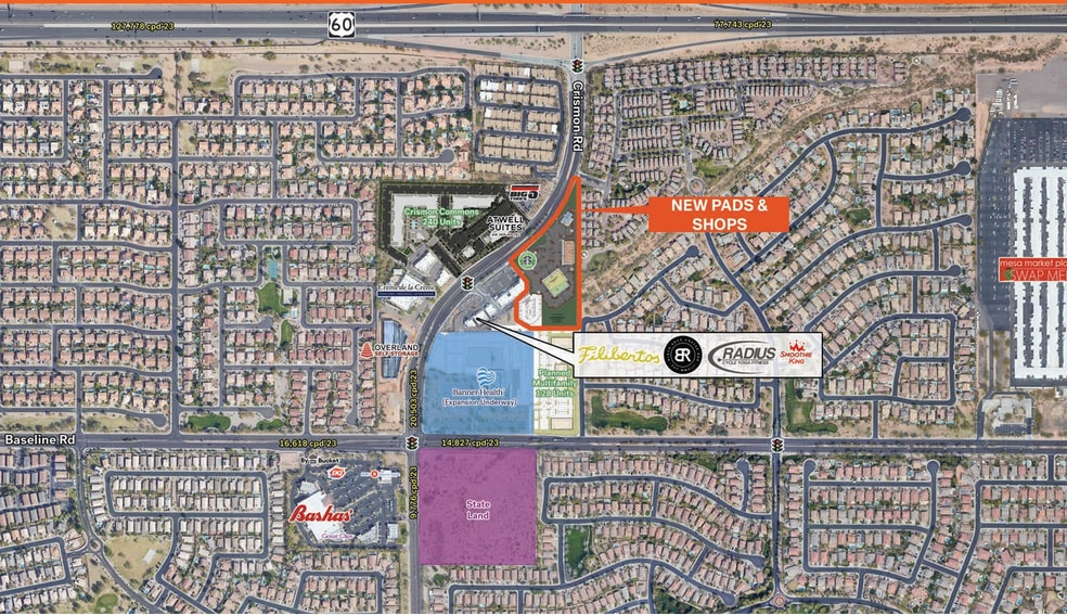 1803 S Crismon Rd, Mesa, AZ for lease - Building Photo - Image 1 of 4