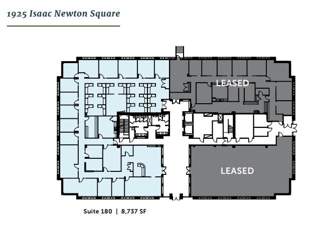 1925 Isaac Newton Sq. East Sq, Reston, VA for lease Floor Plan- Image 1 of 1