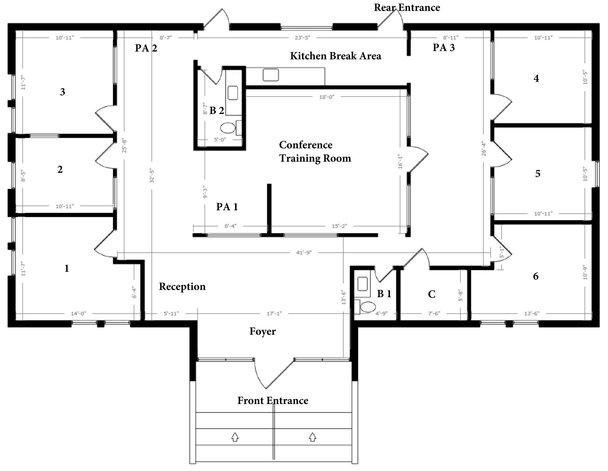 1151 NE Cleveland St, Clearwater, FL for lease Site Plan- Image 1 of 1