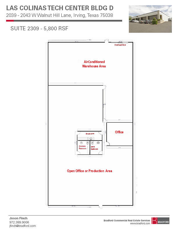 2108-2110 Hurd Dr, Irving, TX for lease Floor Plan- Image 1 of 1