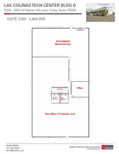 2108-2110 Hurd Dr, Irving, TX for lease Floor Plan- Image 1 of 1