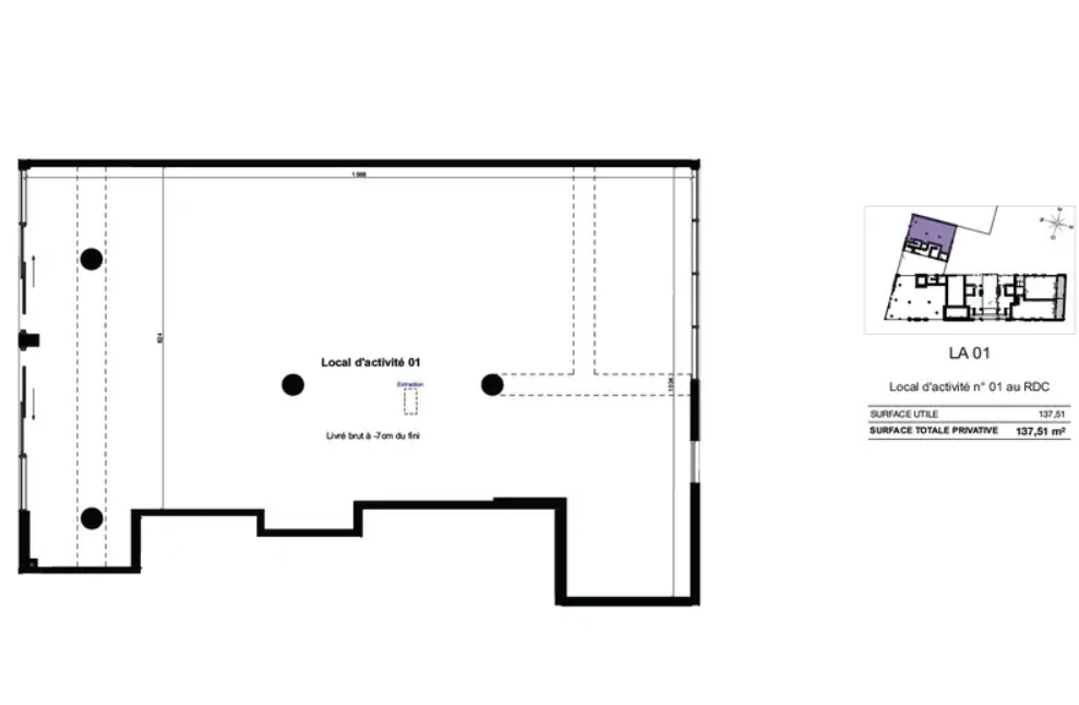 Montpellier, HER 34000 - Unit Lot 1 -  - Floor Plan - Image 1 of 1