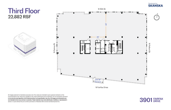 3901 N Fairfax Dr, Arlington, VA for lease Floor Plan- Image 1 of 4