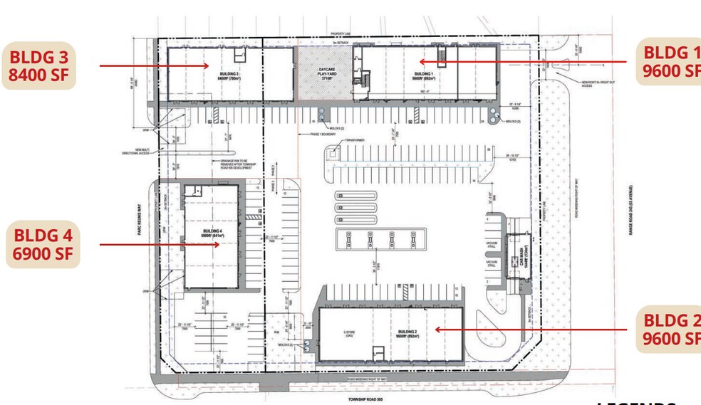 Elan Commercial Building 1, Beaumont, AB for lease - Floor Plan - Image 2 of 3