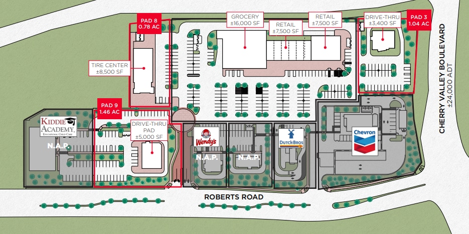 1072 Roberts Rd, Calimesa, CA for lease Site Plan- Image 1 of 1