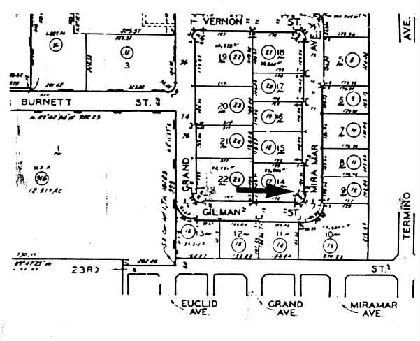 2425 Mira Mar Ave, Long Beach, CA for lease - Plat Map - Image 3 of 3