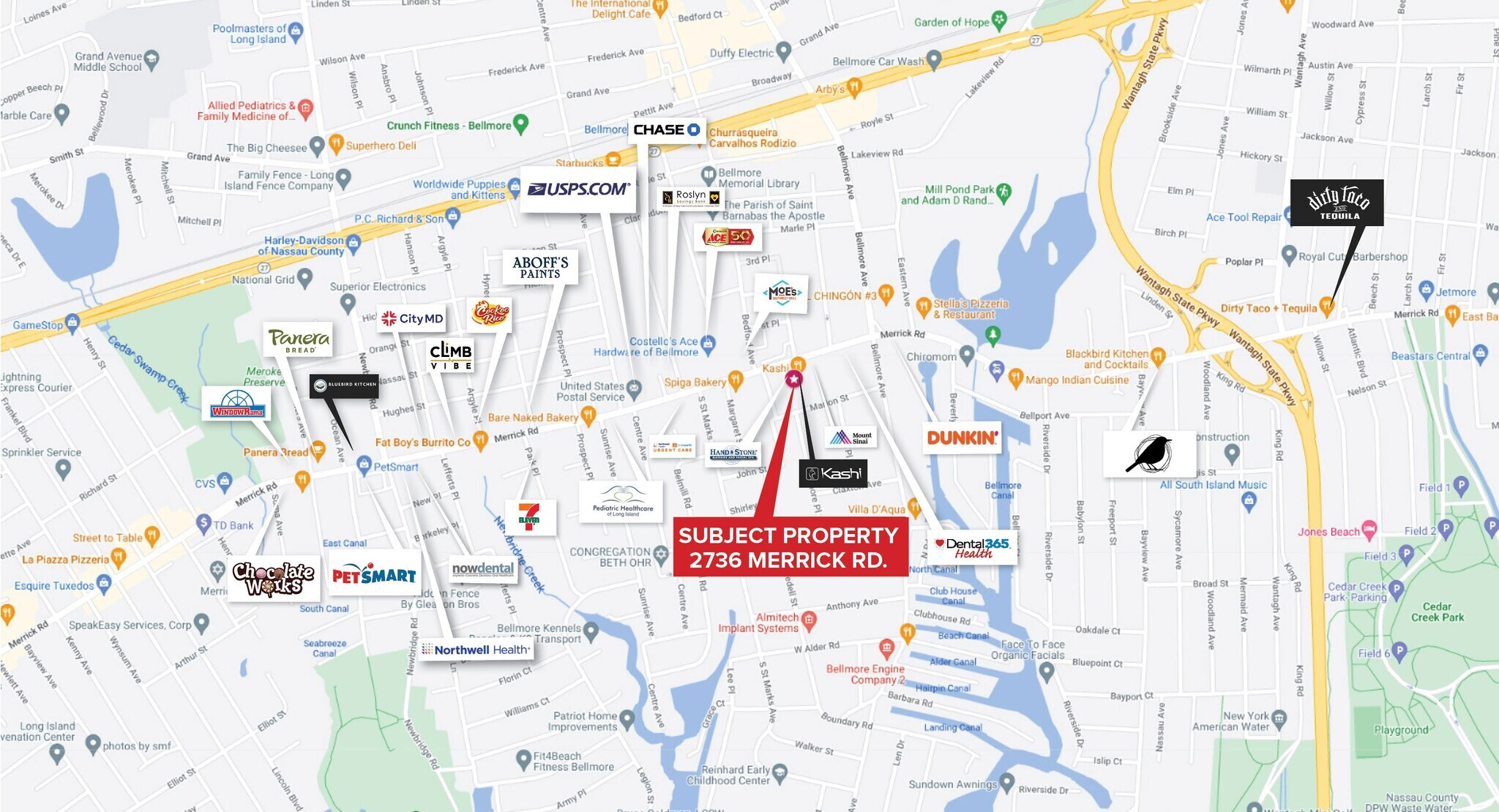 2736 Merrick Rd, Bellmore, NY 11710 Retail for Lease